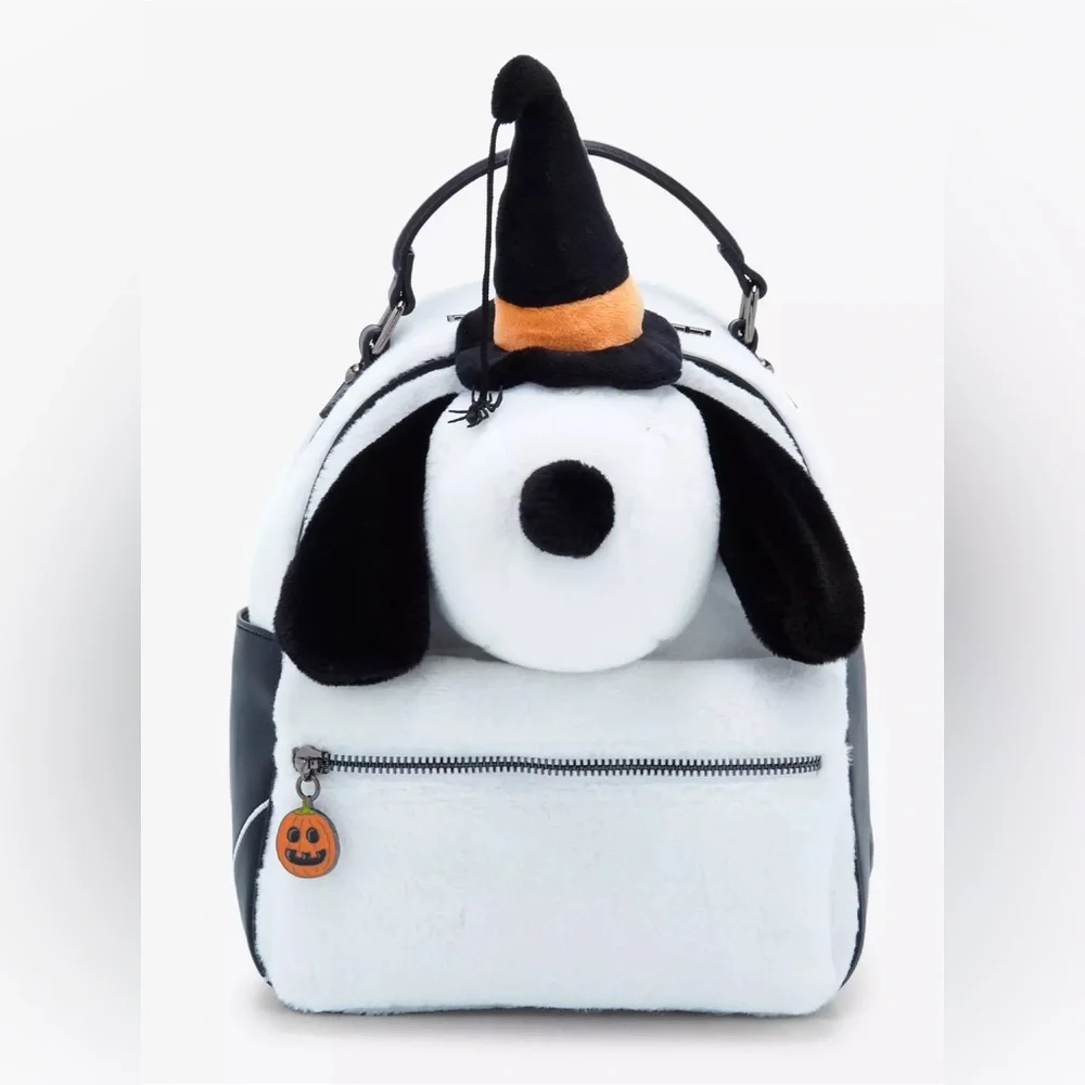 Peanuts Snoopy Witch Plush Mini Backpack BoxLunch Halloween Bag NWT